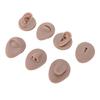 7pcs Silicone Body Parts Tongue Mouth Nose Eye Navel Ear Model Soft Practice Body Parts Kit