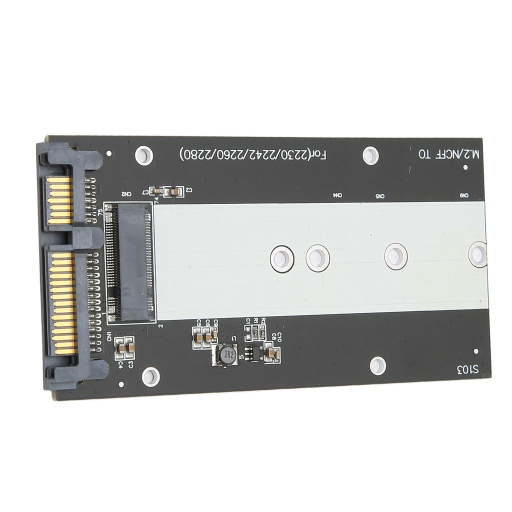 M.2 NGFF To SATA III Converter Adapter 6000MB S Fast Transfer Mass Storage Interface Hard Drive Converter Card