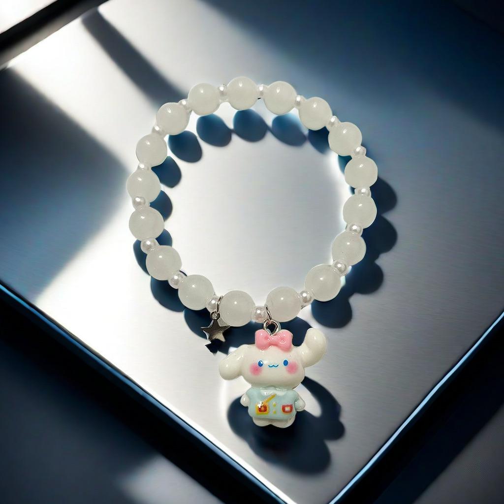 2025 Jadeite Green Jade Rabbit Bracelet: High-End Chinese Style, Year of the Snake, Elegant Women's Niche Beaded Design