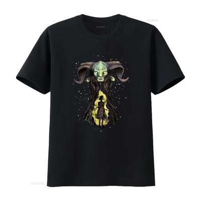Pans Labyrinth Fauno Ofelia Movie T Shirt Size L Y2k Vintage Fashion Graphic Casual Designer Clothes Streetwear Homme