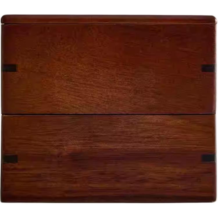 Zara home Wooden Jewelry Box with Lid Jewelry Organizer Brown 15*12*10cm with Compartment