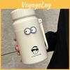 Cute Minimalist 1000ml Insulated Thermos With Tea Infuser For Daily Use