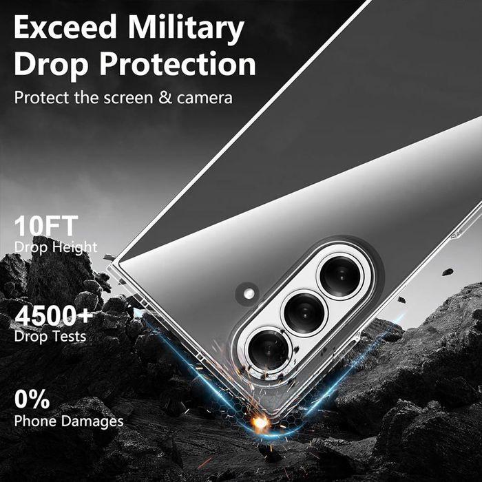 Case for Samsung Galaxy Z Fold 8 Ultra, Transparent Hard Shockproof Scratch-Resistant Protection