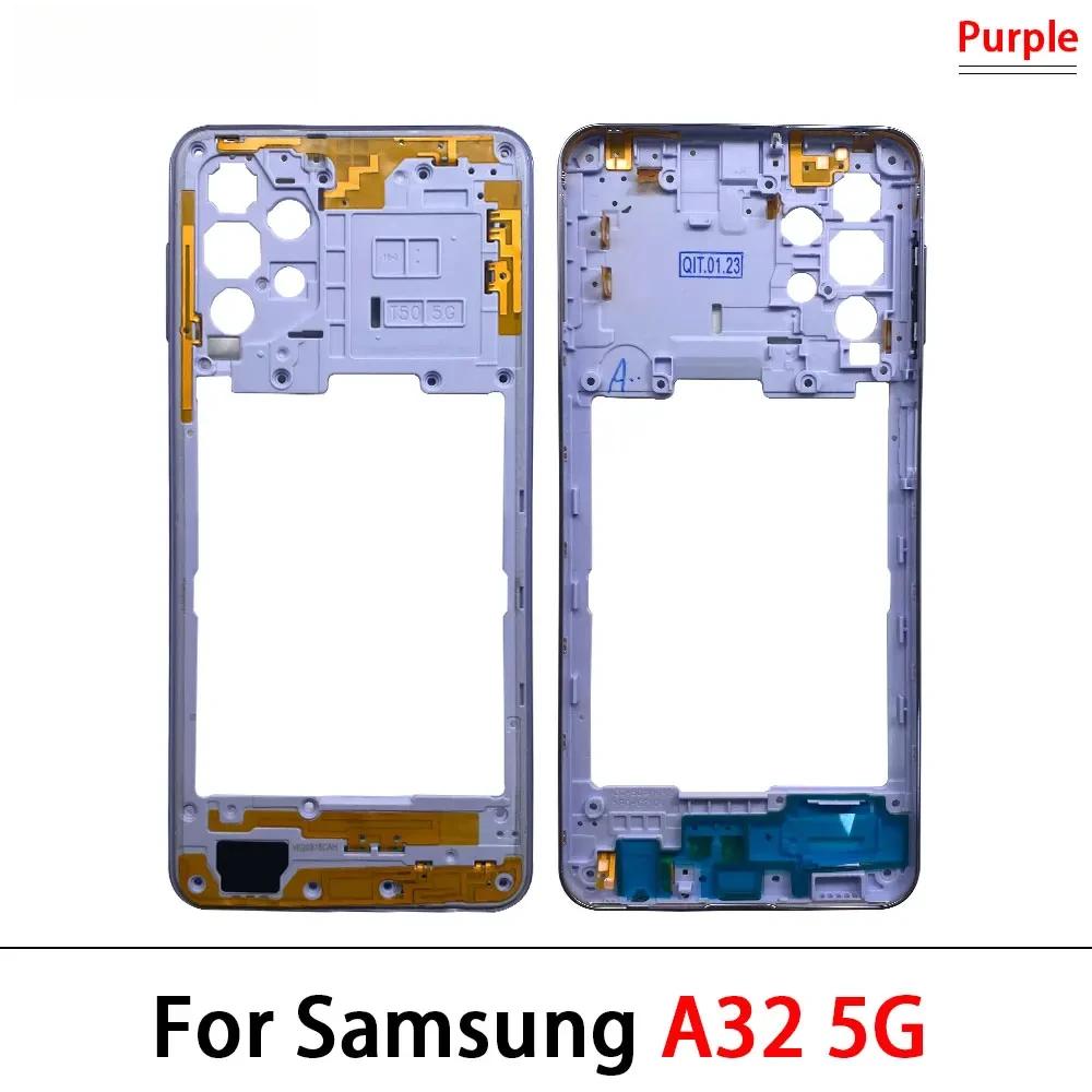 For Samsung A22 A32 4g 5g A225f A226b A325f A326b Housing Middle Frame Plate Cover Repair Parts
