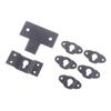 Metal Speaker Brackets Stand Black Wall Mount Iron Hook Hanger Plate For Speaker Surround Sound Bracket Easy To Install
