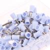 100 Stück Dentalpolierbecher Latch-Typ Gummi-Zahnpolitur-Polierbürste Prophy Cup für Low-Speed-Handstück Mundhygiene