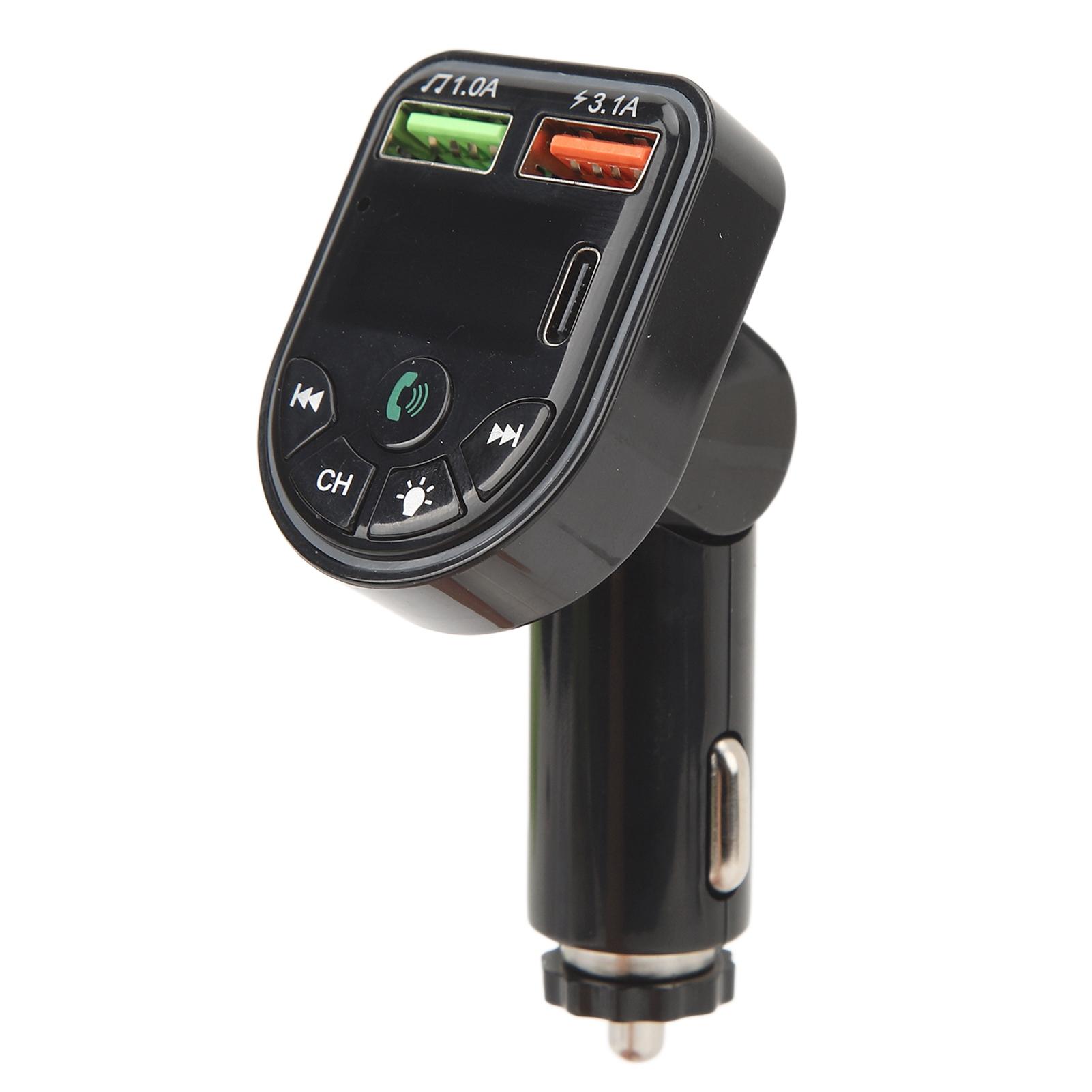 

Bluetooth 5.3 Transmitter Wireless Radio Bluetooth Car Adapter USB Handsfree Car Radio Modulator MP3 Music Player P20