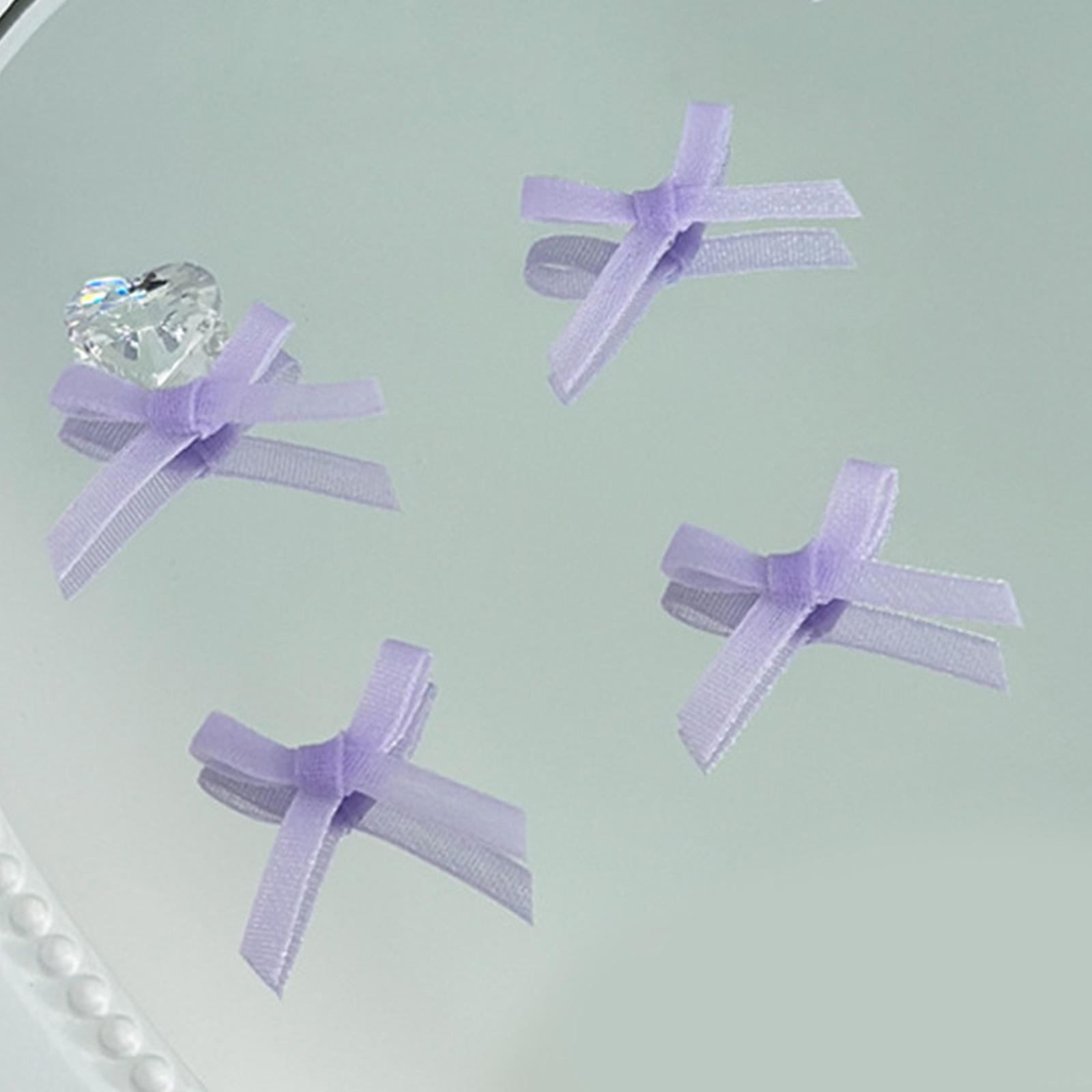 

10 шт. подвески-бантики для ногтей 3D бантики для ногтей красочные подвески-бантики для акриловых ногтей ленточные подвески для ногтей милые бантики 6