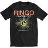 Men's Ringo Starr Peace Rays 2014 Tour Slim Fit T-shirt  Black