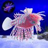 Aquarium Artificial Simulated Silicone Lionfish Luminous Ornament Fish   Decoration