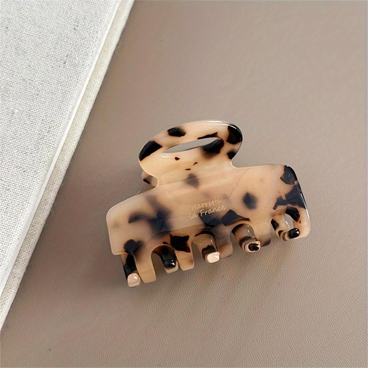 

Винтажный ацетатный коготь для волос среднего размера, прямоугольный дракон, акула, зажимы для волос, женские аксессуары для волос, заколки для волос разноцветный