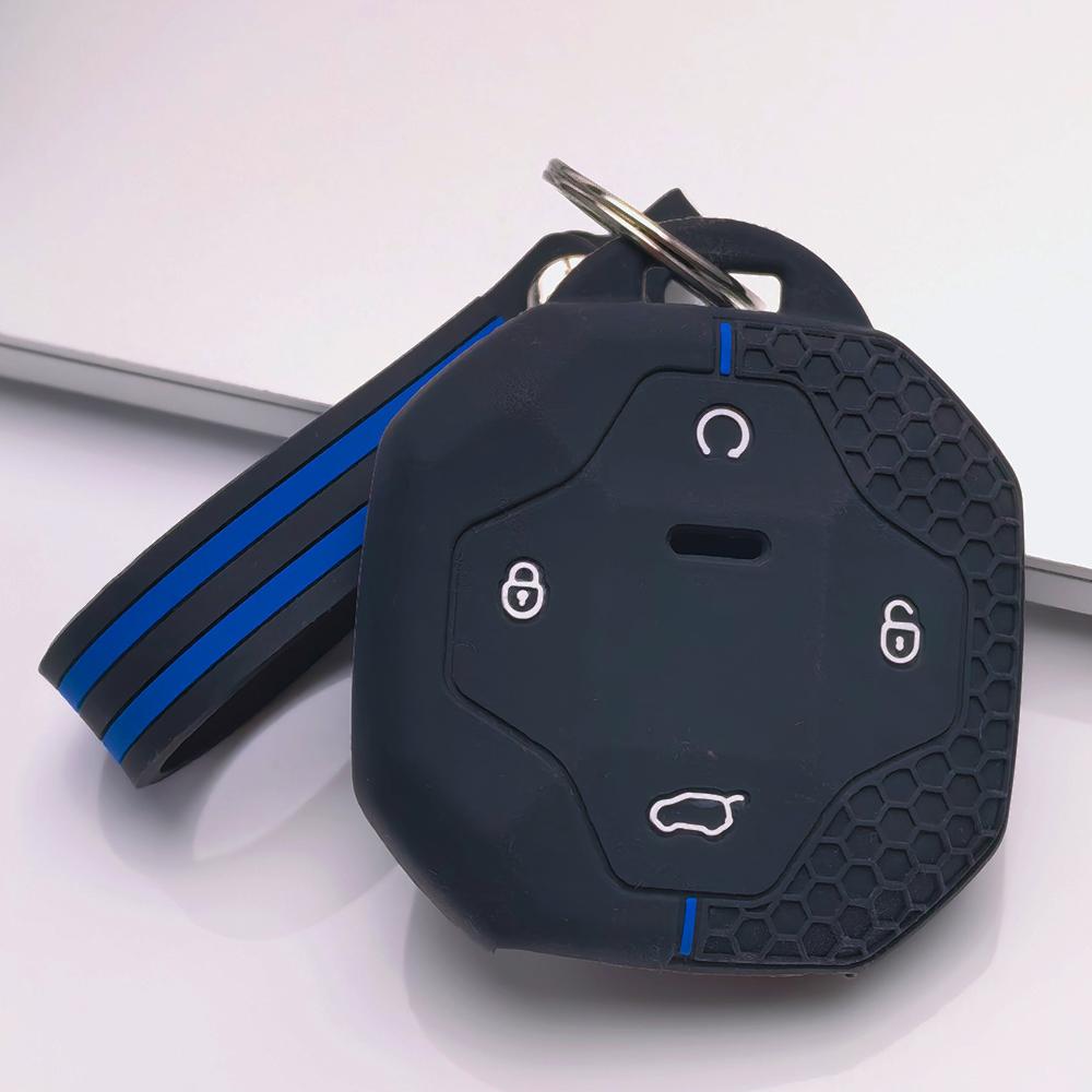 Key Fob Cover Keychain for Jetour Shanhai T2 L9 T3 Traveler Dashing Anti-Scratch Surface Shockproof Structure Soft Grip Texture Easy Install Design