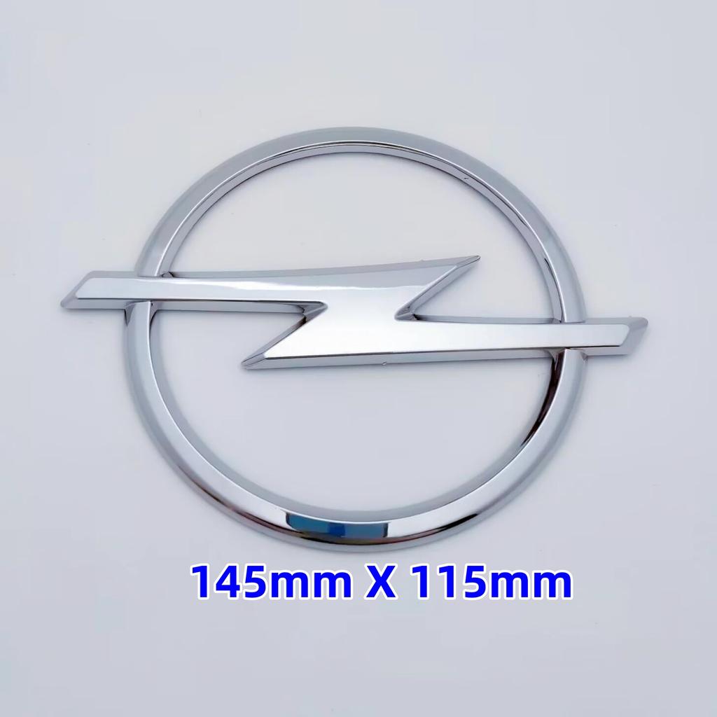 1 Pezzo 3D Alta Qualità Opel Argento/Nero Adesivi Auto Logo Anteriore Posteriore Griglia Anteriore Paraurti Posteriore Adesivo Emblema Baule Accessori Auto
