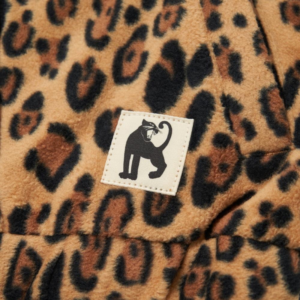 Mini Rodini 1000006013 Leopard Fleece Jacket Leopard Fleece Kids Jacket