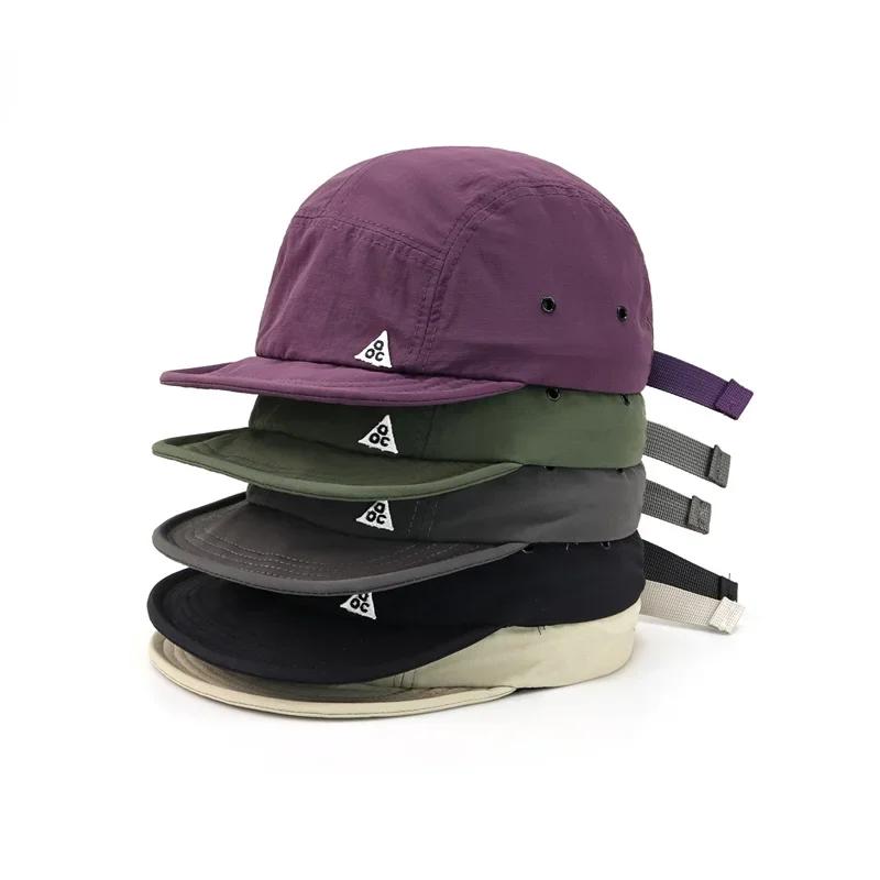 Short Brim Quick-drying Golf Fishing Hat Summer Outdoor Women's Men's Sun Hat Japanese Style Soft Adjustable Unisex Baseball Cap