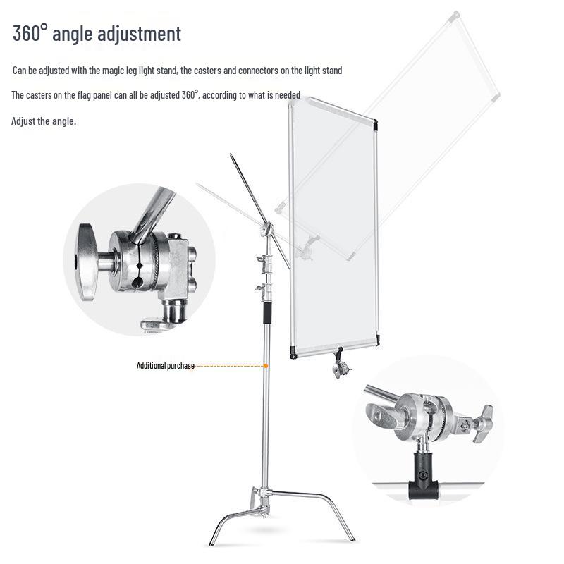 Ambitful Photography Reflector Frame: Large Diffuser Light Blocker for Advertising