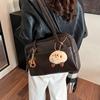 Retro-College-Stil Einzel-Schultertasche, Vielseitige Große Kapazität Pendlertasche, Modische Bost Aktentasche