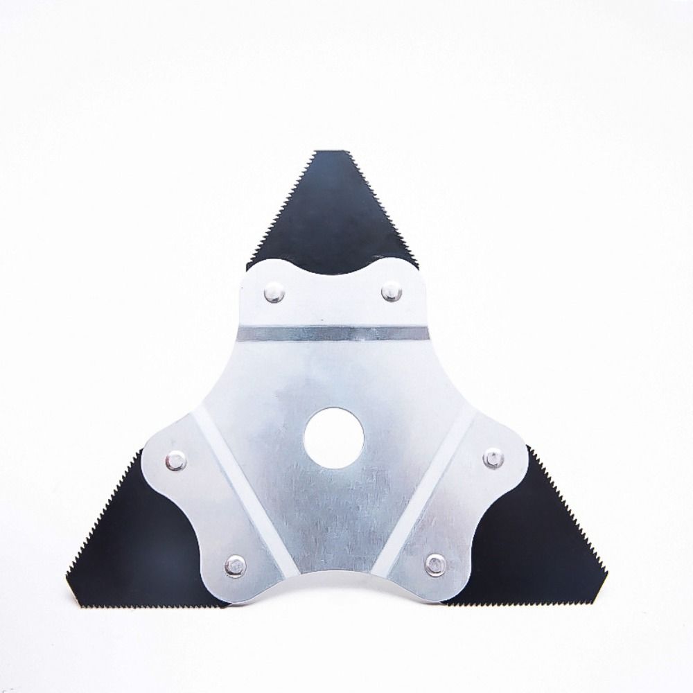 Manganese Steel Quenched Triangular Blades Dual-use Double-sided Blades  Lawn Mowing