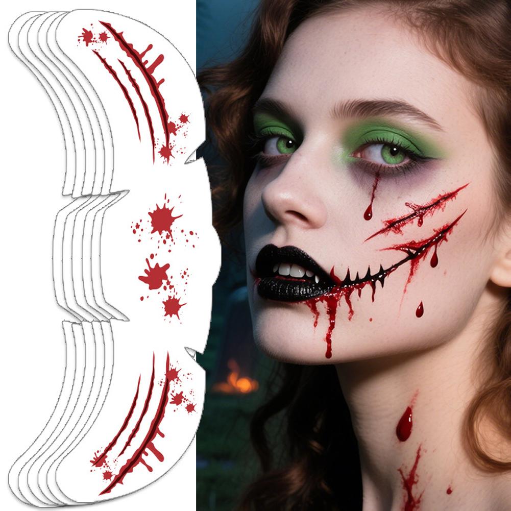 Freckle Tattoo Stickers Waterproof Sweatproof Halloween Decoration Props Dark Makeup