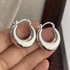 925 Sterling Silver Vintage Earrings For Women Trendy Simple Roun Earring Jewelry Prevent Allergy Party Accessories Gift