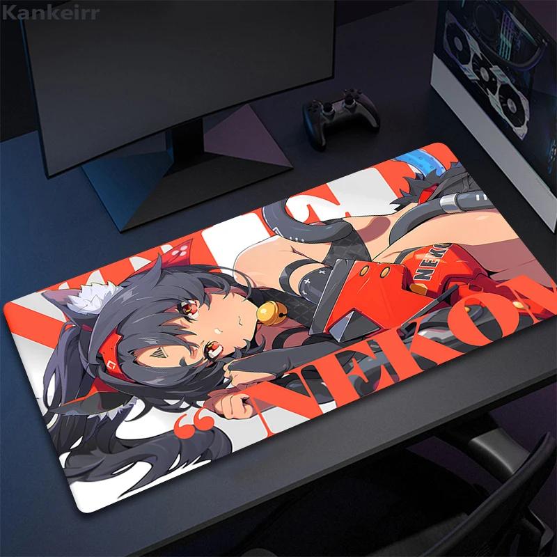 Seth Lowell Nicole Koleda Lycaon Ellen Corin Large Kawaii Mousepad Zenless Zone Zero Mouse Pad Office Laptop Keyboard Desk Mat