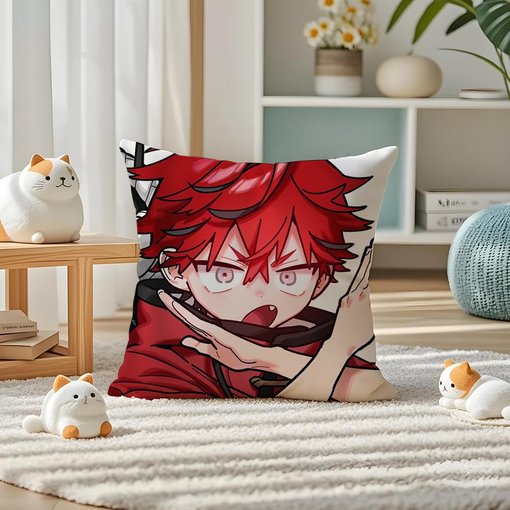 Manga GGokurakugai Pillow Case Silky Elegant Comfort Sofa Bed Invisible Zipper