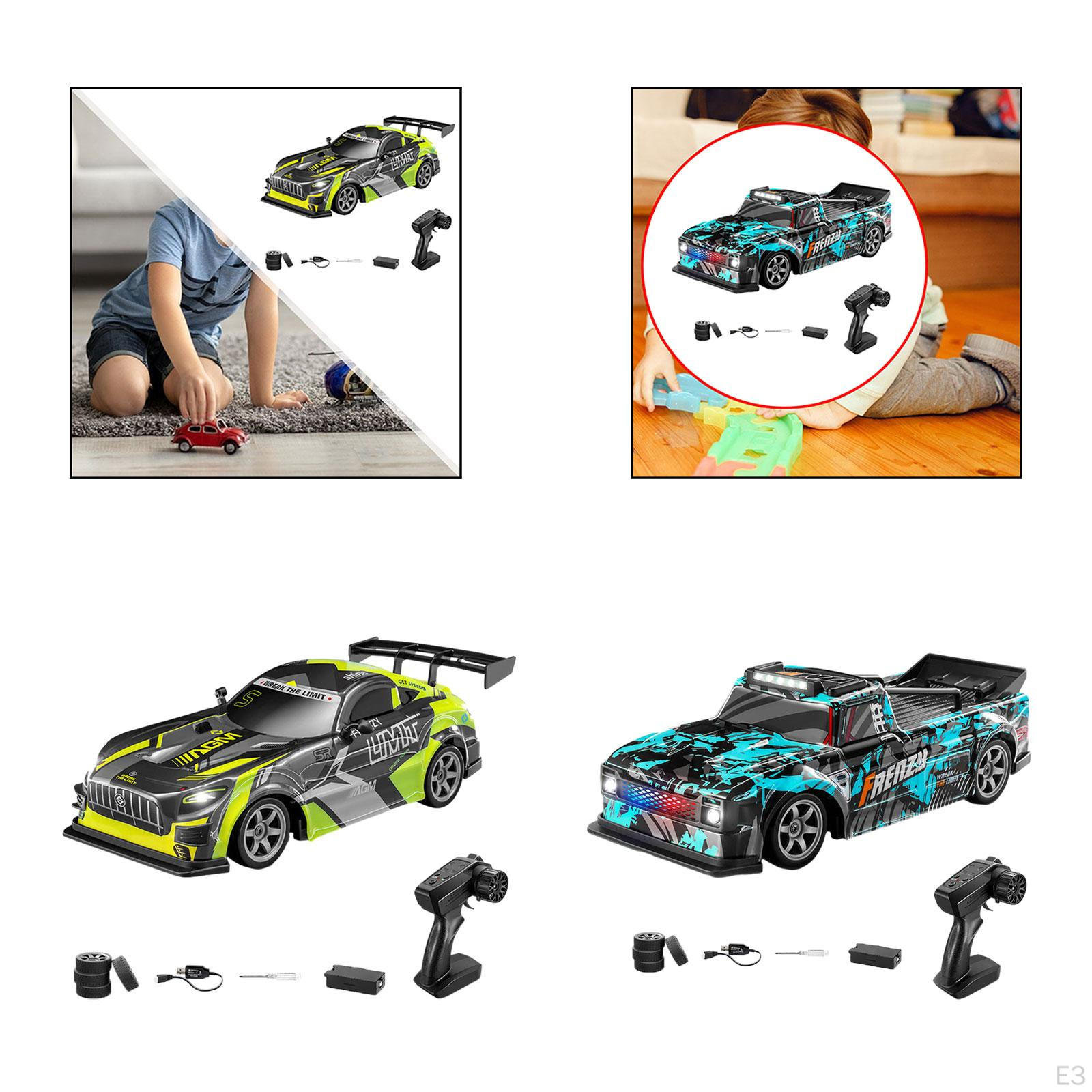 1/16 RC Drift Tire Модель автомобиля 4WD Перезаряжаемые Drifting Шины Гоночная Спортивная — фото 4