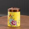 Sealed Tea Storage Container Ceramics Tea Storage Jar Gift Mini Tea Canister  Home Decoration