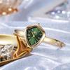 Square-shaped Dial Quartz Watch Open Design Bracelet Watch Creative Wristwatch  for Women
