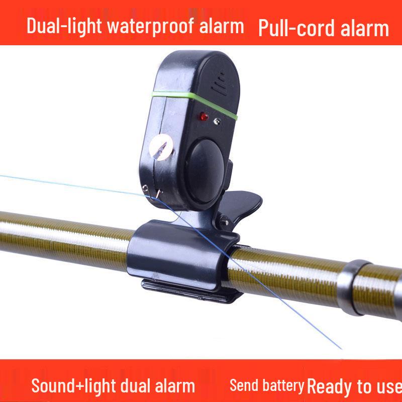 Waterproof Electronic Fishing Rod Alarm with Auto Bite Sensor