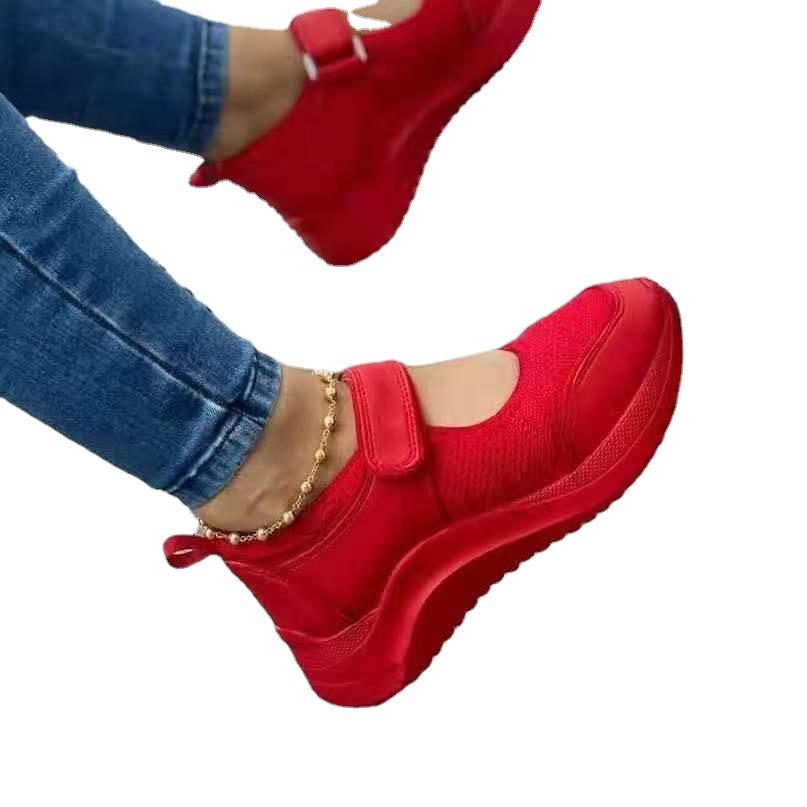 2026 Spring New Women's Sneakers Wedge Casual Ladies Running Shoes Female Platform Mesh Breathable Comfort Sport Tennis footwear