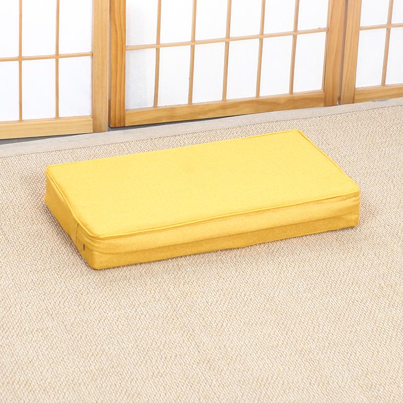 Thickened Meditation & Prostration Zafu Cushion: Removable, Washable Kneeling Mat