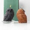 Tilted Head Owl Candle Silicone Mold DIY Cute Animal Owl Scented Candle Plaster Resin Soap Mould Cake Chocolate Molds Home Decor