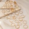30pcs/set Geometric Knuckle Rings Set Bohemian Women's Ring Ring Jewelry Set  Jewelry Accessories