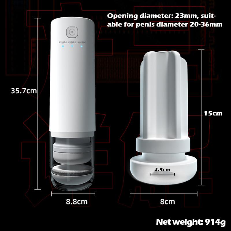 Sex Machines Aircraft Cup Male Automatic Telescopic Inside Outside Sucking Vibration Masturbators For Men Real Blowjob Pussy Vaginas For Men 18