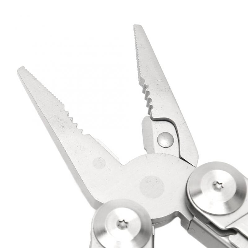 13-in-1 Edelstahl-Faltwerkzeug mit Multitool-Schlüssel, 16,5 cm