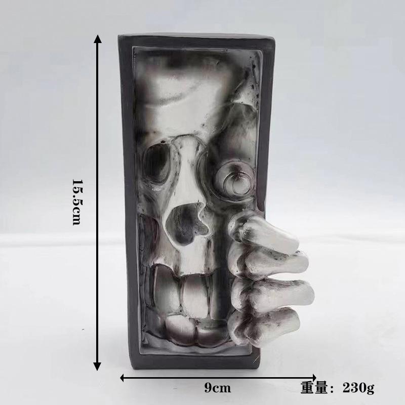 Frankensteins Monster, Booknook-Monster-Dekoration, Kunstharz-Skulptur, Heimdekoration, Wohnaccessoires, Schreibtisch-Dekoration, Wohnzimmer