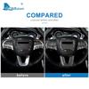 Real Soft Carbon Fiber for Dodge Challenger 2015 2016 2017 2018 2019 2020 2025 2025 2025 Car Steering Wheel Trim Sticker