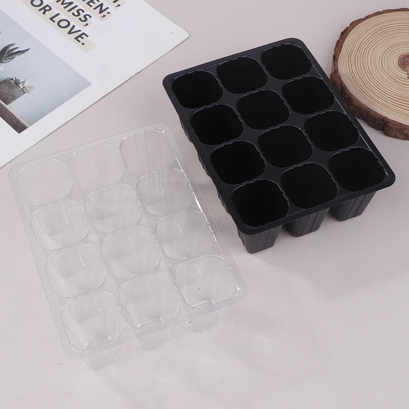 6/12 Holes Vegetable Seedling Pots Seedling Tray Garden Pots Durable Seed Germination Plant Flower Pots Grow Box For Planting