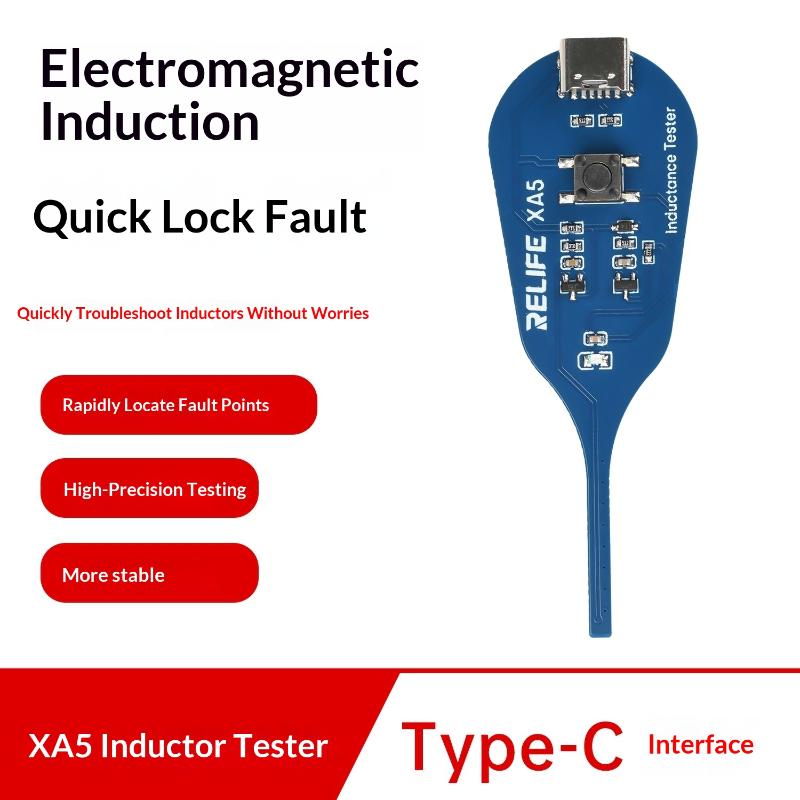 XA5 Inductance Tester for Mobile Phone PC Repair Shop High Sensitivity Motherboard Electromagnetic Fault Testing Device