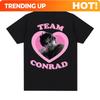 Individuell Team Conrad Cousins Strandfilm Y2k T-Shirts Unisex Harajuku High Street Trend T-Shirt Unisex Sommer Oberteile Komfort Über