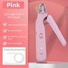 Grooming Tool Quiet Pet Nail Clippers with 2 LED Lights USB charging Pet Nail Grooming Tool Splash Guard 2 in 1 Nail Tool Cats