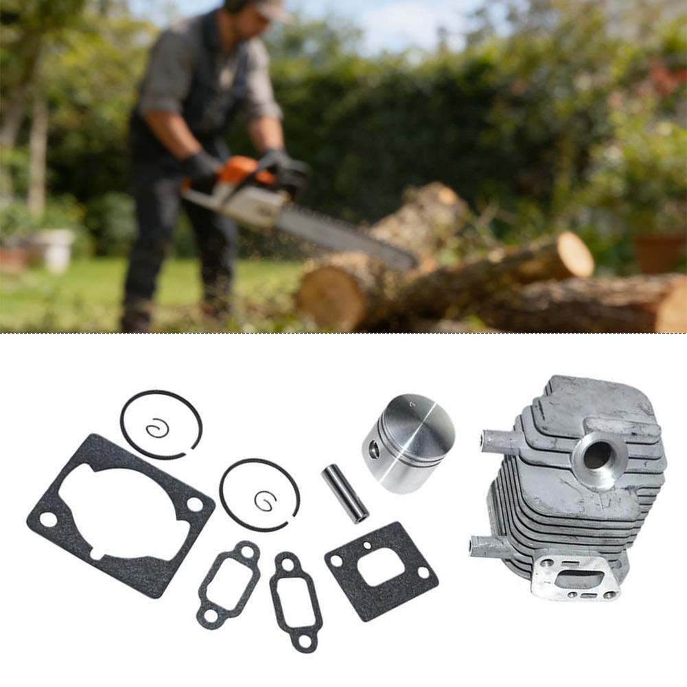 Cylinder And For Piston Kit Compatible With LHS-3000, SRM-1500, PB-1000, TC-2100 Garden Lawn Mower Repair Parts