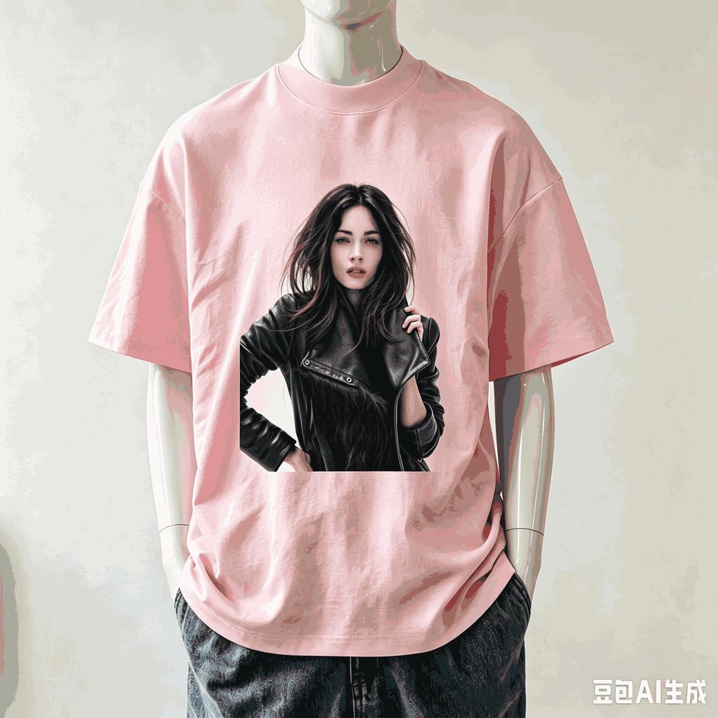 Megan Fox For Fan Gift Tshirt Unisex Unisex Harajuku Oversized Unisex Short Sleeve Streetwear High Quality Couples Soft Breathable