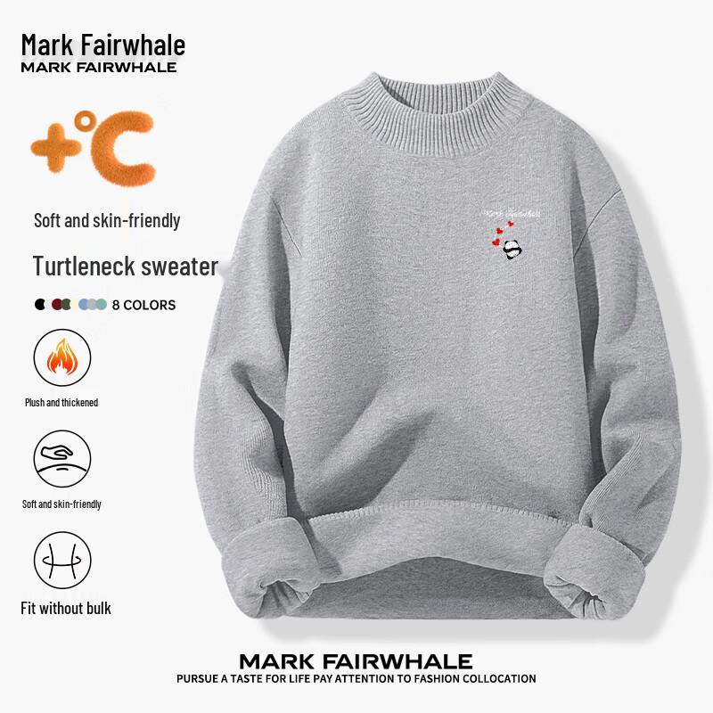 Mark Fairwhale Men's Heavyweight Mock Neck Sweater