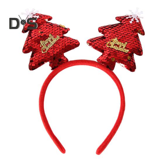 Serre-tête de Noël en forme de renne, de sapin, d'étoile, de vacances, accessoire de cosplay pour femmes et enfants