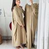 Loriya Big Swing Solid Color Batwing Sleeve Robe - Extra Large Size (2021 Model)