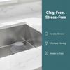 Silicone Sink Drain Hair Catcher Anti Clog Flexible Mesh Stopper Tear Resistant for Kitchen Bathroom Shower Bathtub Sink