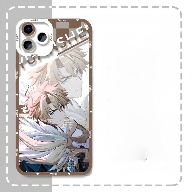 Funda para Teléfono Genshin Impact Flins Columbina Varka Sandrone Para Samsung Galaxy A16 A15 A35 A05 A55 A54 A07 A06 A24 A14 A53 A52 A13