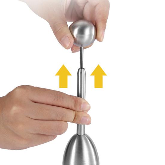 Stainless Steel Egg Opener Cracker Topper Separator Remover for Family Breakfast Egg